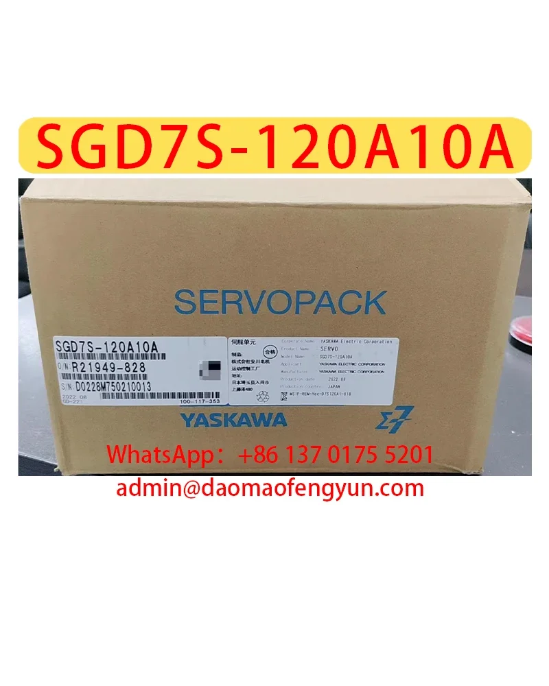 

SGD7S-120A10A Совершенно новый сервопривод, SGD7S 120A10A, быстрая доставка