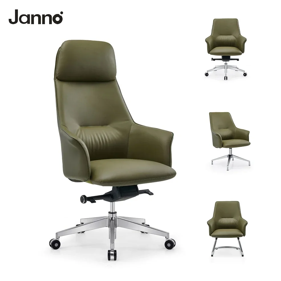 Modern High Class Design Ergonomic High Back Executive Armrest Leather Office Chair