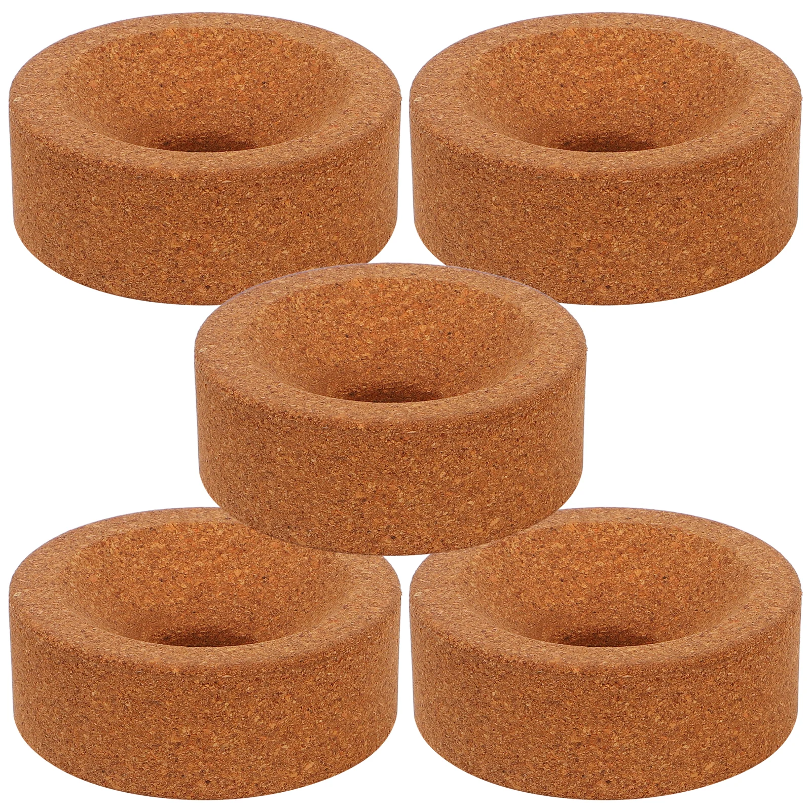 

5 PCS Flask Holder Material Round Flasks for Synthetic Cork Stand Ring Glassware Support