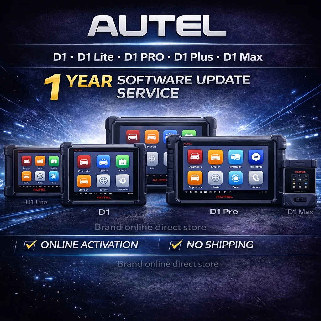 

Autel D1 Series Software Update Service 1 Year Subscription Software Upgrade for D1 Lite D1 Pro D1 Plus D1 Max