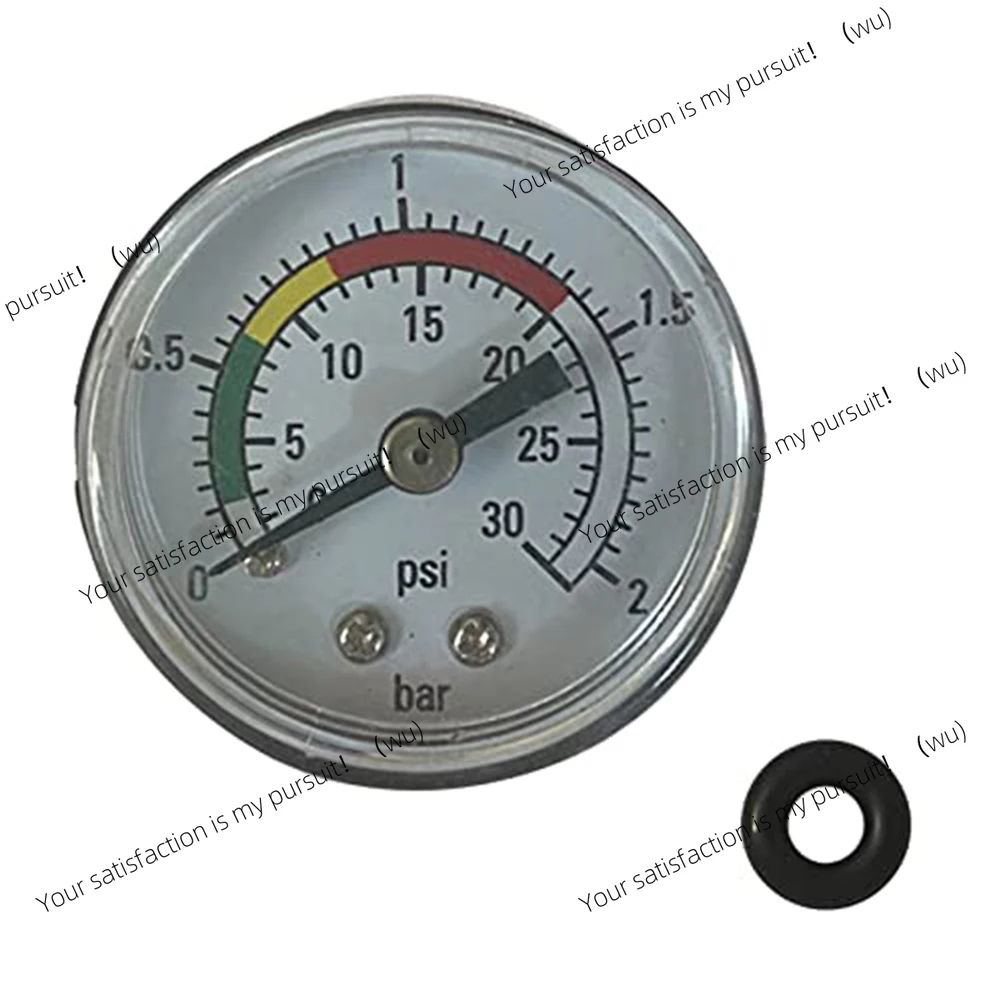 Dual-scale pressure gauge with o-ring for Intex 11224 14 and 16 sand filter pumps stainless steel