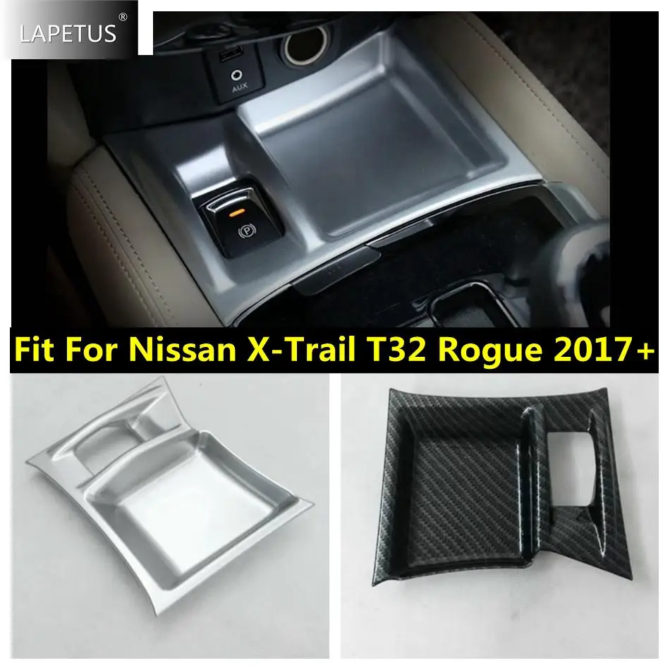 

Electric Hand Parking Brake Button Storage Box Decor Cover Trim For Nissan X-Trail X Trail T32 Rogue 2017 - 2020 Car Accessories