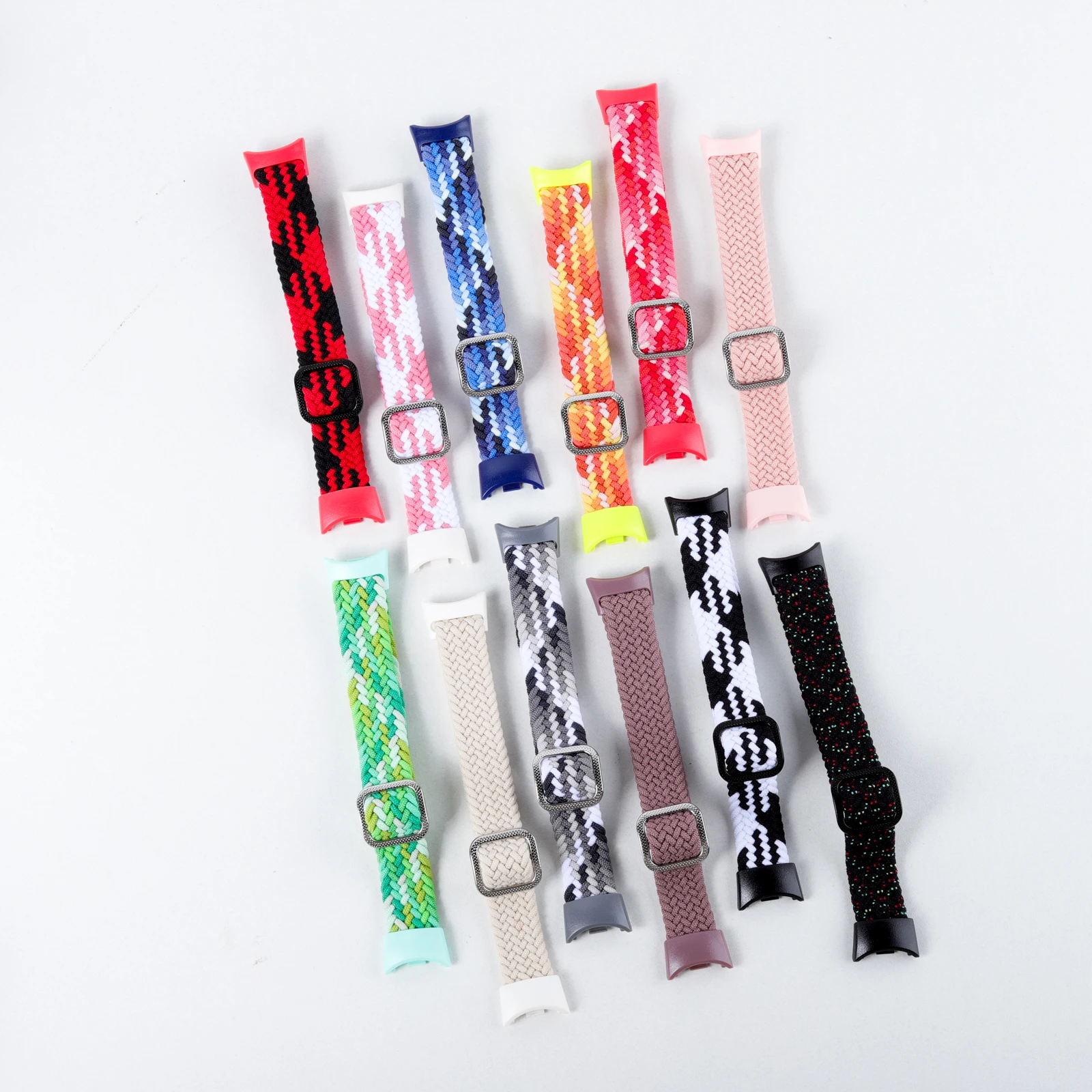 Braided Straps for Mi Band 11/10/9 Bracelet Elastic Adjustable Nylon Miband 4 5 Correas Wristband for Xiaomi Mi Band 4 3 5 6 7 8