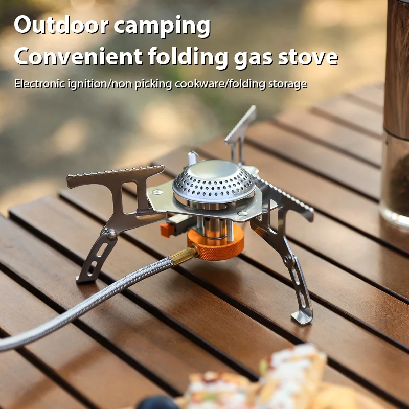 Camping Tourist Brenner High Power Gasherd Kochgeschirr Tragbare Ofen Picknick Grill Tourismus Liefert Outdoor Erholung