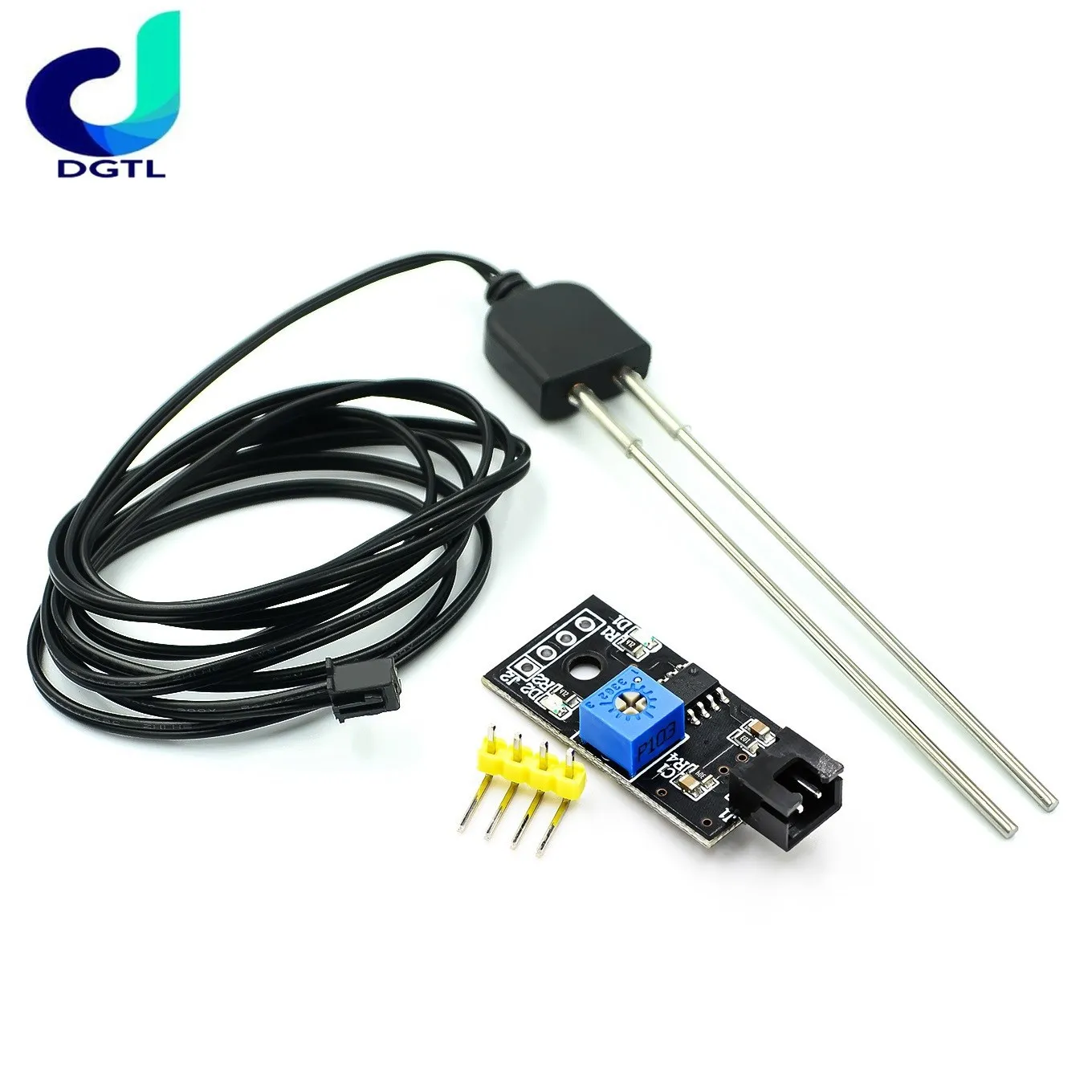 Soil Moisture Sensor and Soil Detector Module Soil Moisture Test Soil Humidity Test Corrosion Resistance Probe for Arduino