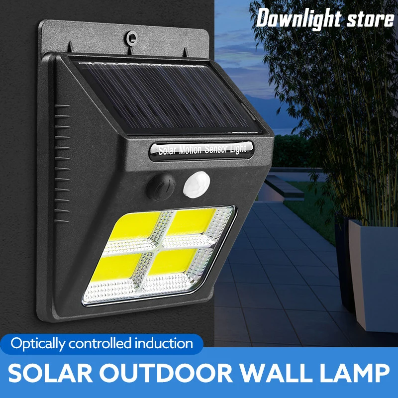 

Solar energy outdoor wall outdoor human induction lamp IP55 is suitable for outdoor lighting night lights