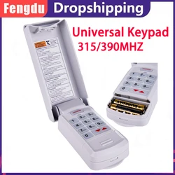 Universal Garage Door Keypad for US Market Door Remotes 315/390MHZ Multi-brand Compatible Keypad 19 in 1 Wireless Gate Openers