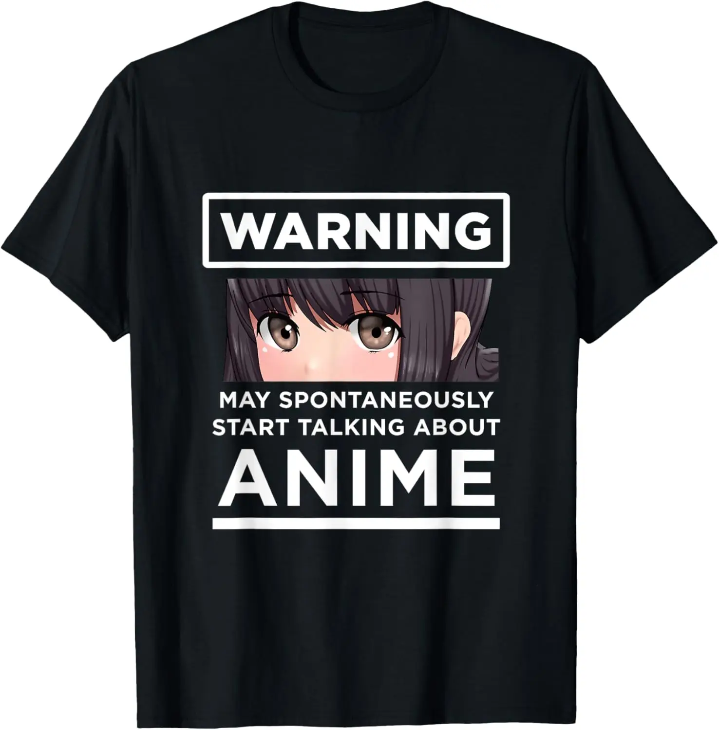 Warning May Spontaneously Start Talking About Anime T-Shirt