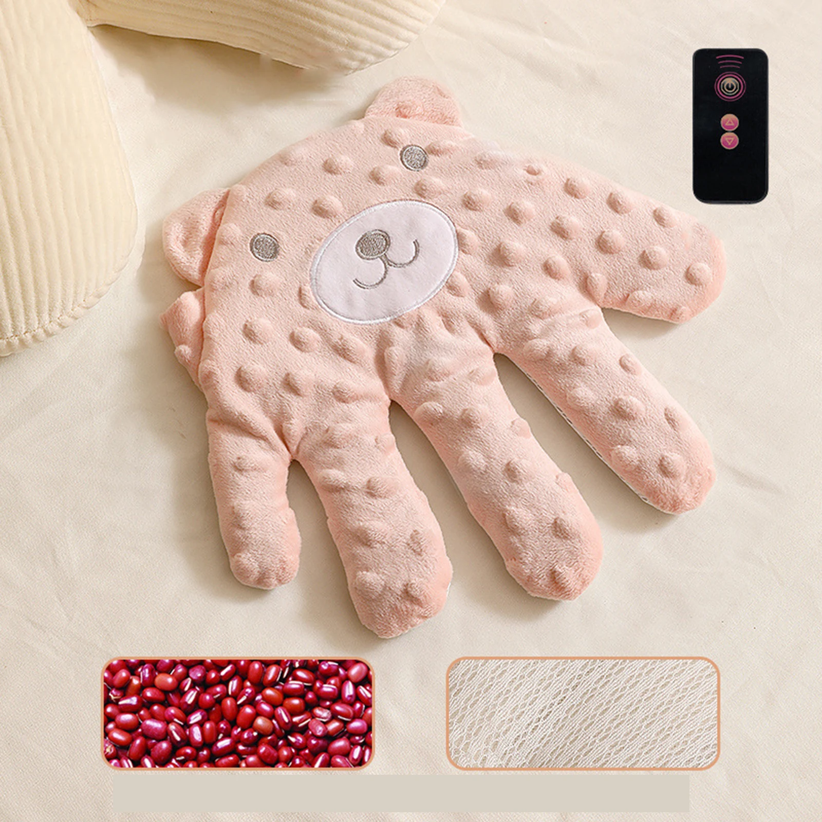 Paume Apaisante Pour Bébé Funmo Avec Télécommande - Jouet De Couchage Bleu En Coton