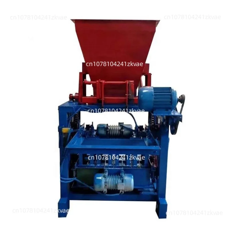 Semi-automatic interlocking hollow block bricks maker machine