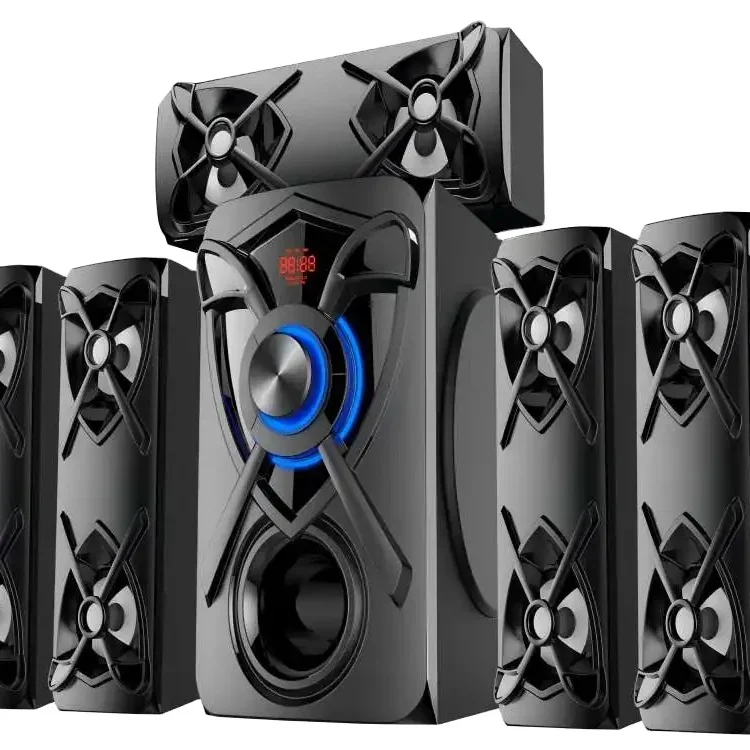 Subwoofer RM-AV9156 5.1 Channel Multimedia Home Theatre System Speaker 3D Surround Sound Speaker