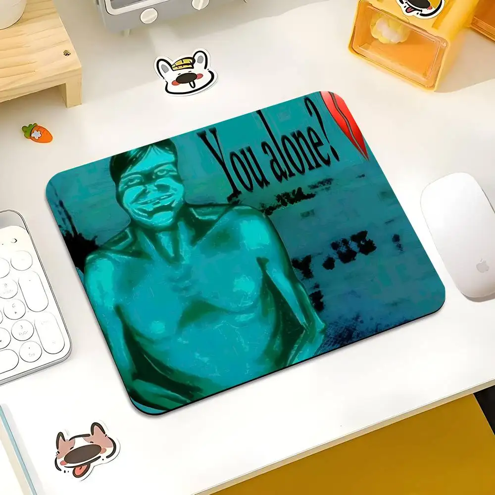 No Im N-ot A H-Human Mousepad Small LockEdge Mouse Pad For Gamers Computer Desk Pad Rectangular Anti-slip Rubber