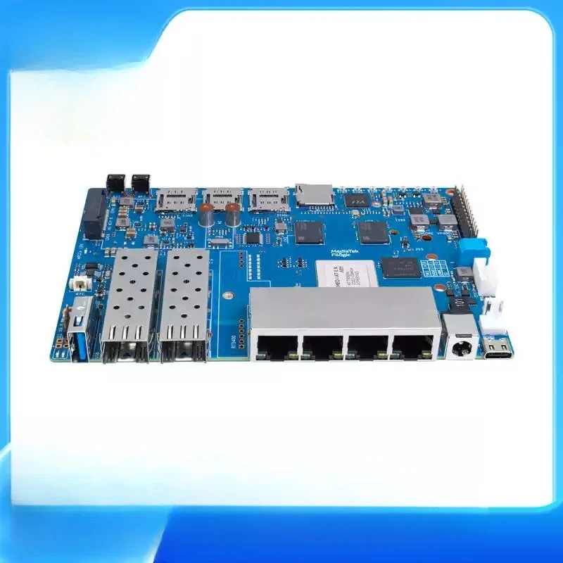 BPI-R4 High-Performance Development Board, Supporting 2 SFPs