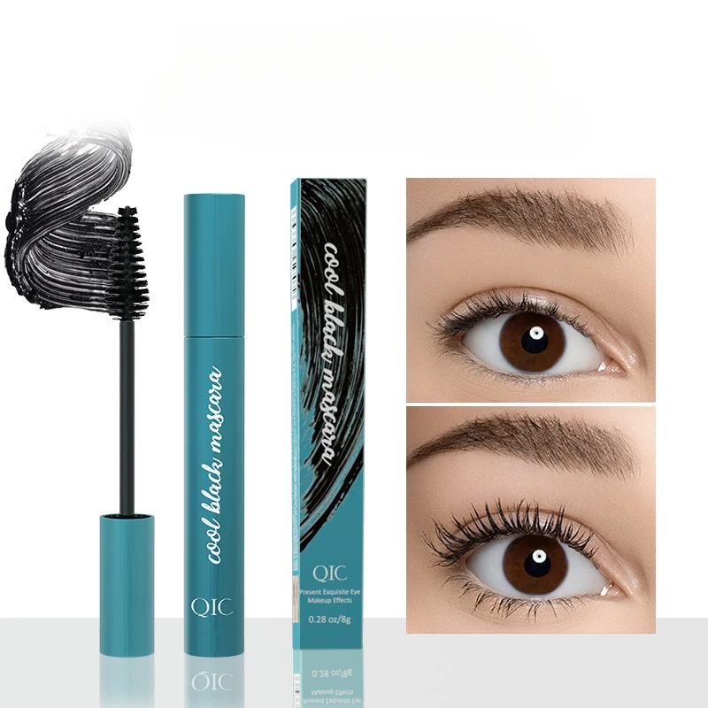 3D Mascara Waterproof Long Lasting Lash Cool Black Eyelashes Silk Fiber Lengthening Naturally Slender Non-smudged Makeup