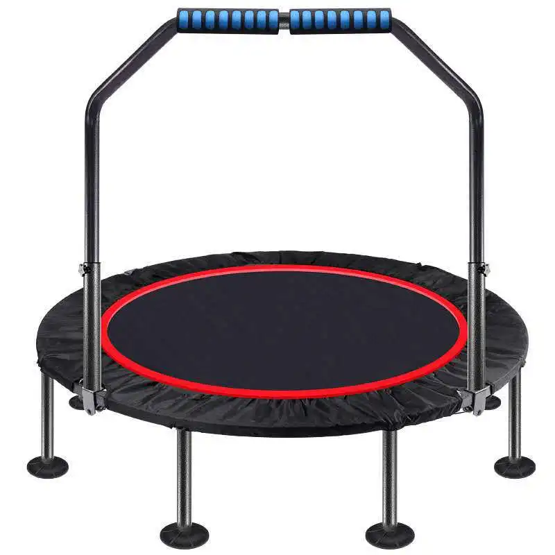 High quality custom For40 48 inch trampoline adult children foldable trampoline home gym fitness equipment