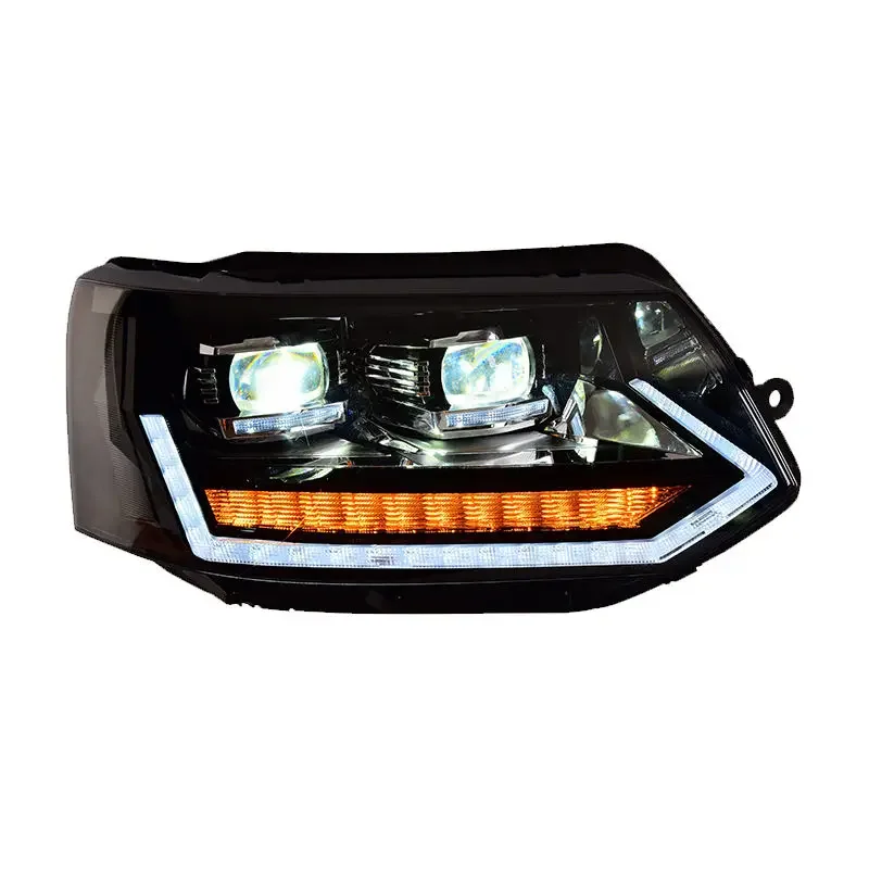 Head Lamp Multivan T5 Full Led Headlights With Moving Turning Signal For Vw Transporter Caravelle 2011 2012 2013 2014 2015 T5