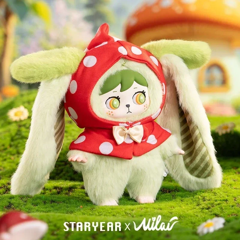 Nova série de orelha longa milai convite para a floresta caixa cega brinquedos figura misteriosa bonito decoração do quarto brinquedos caixa surpresa presente aniversário
