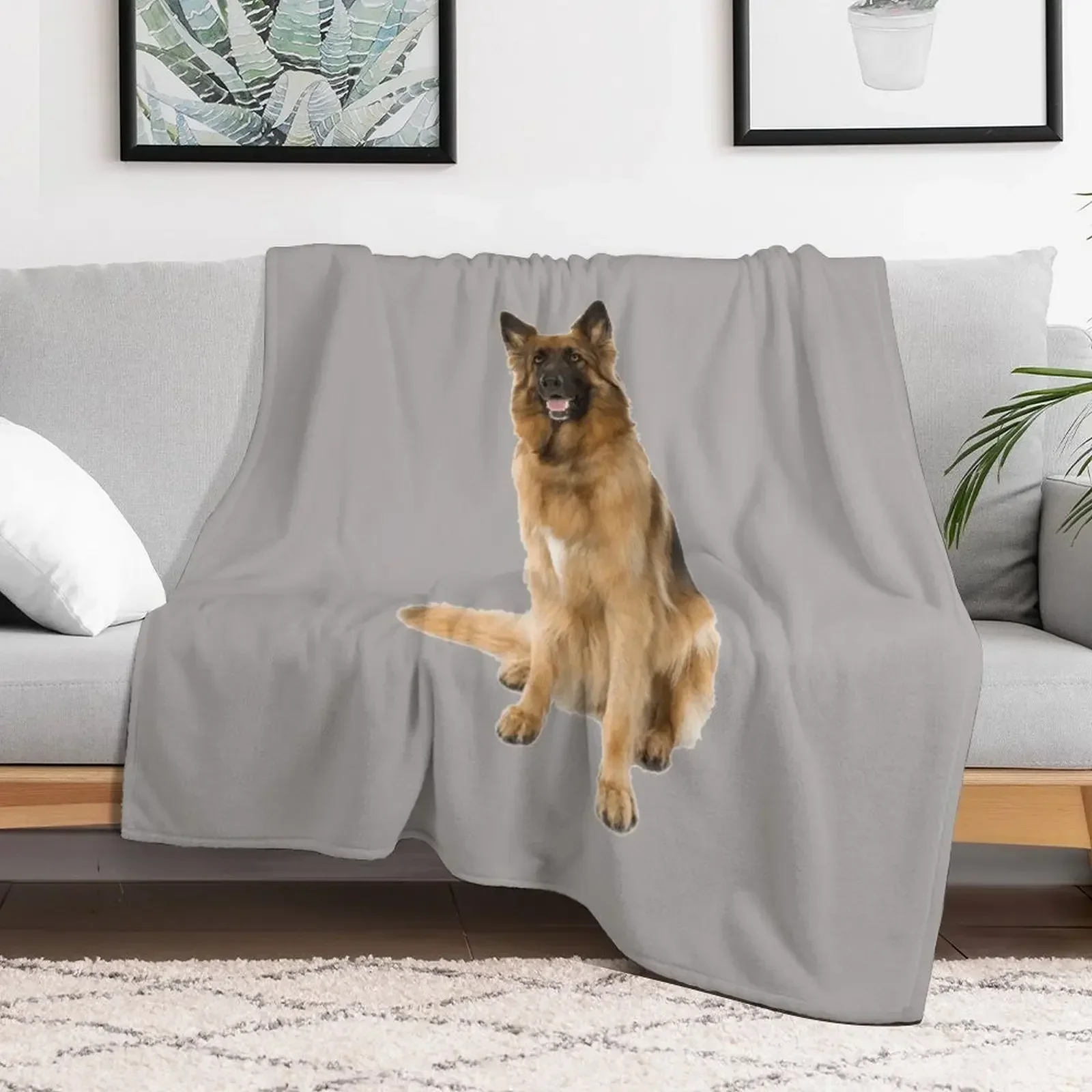 

German Shepherd Dog Throw Blanket Large bed plaid Blankets For Sofas Blankets Retros Baby Custom Blankets