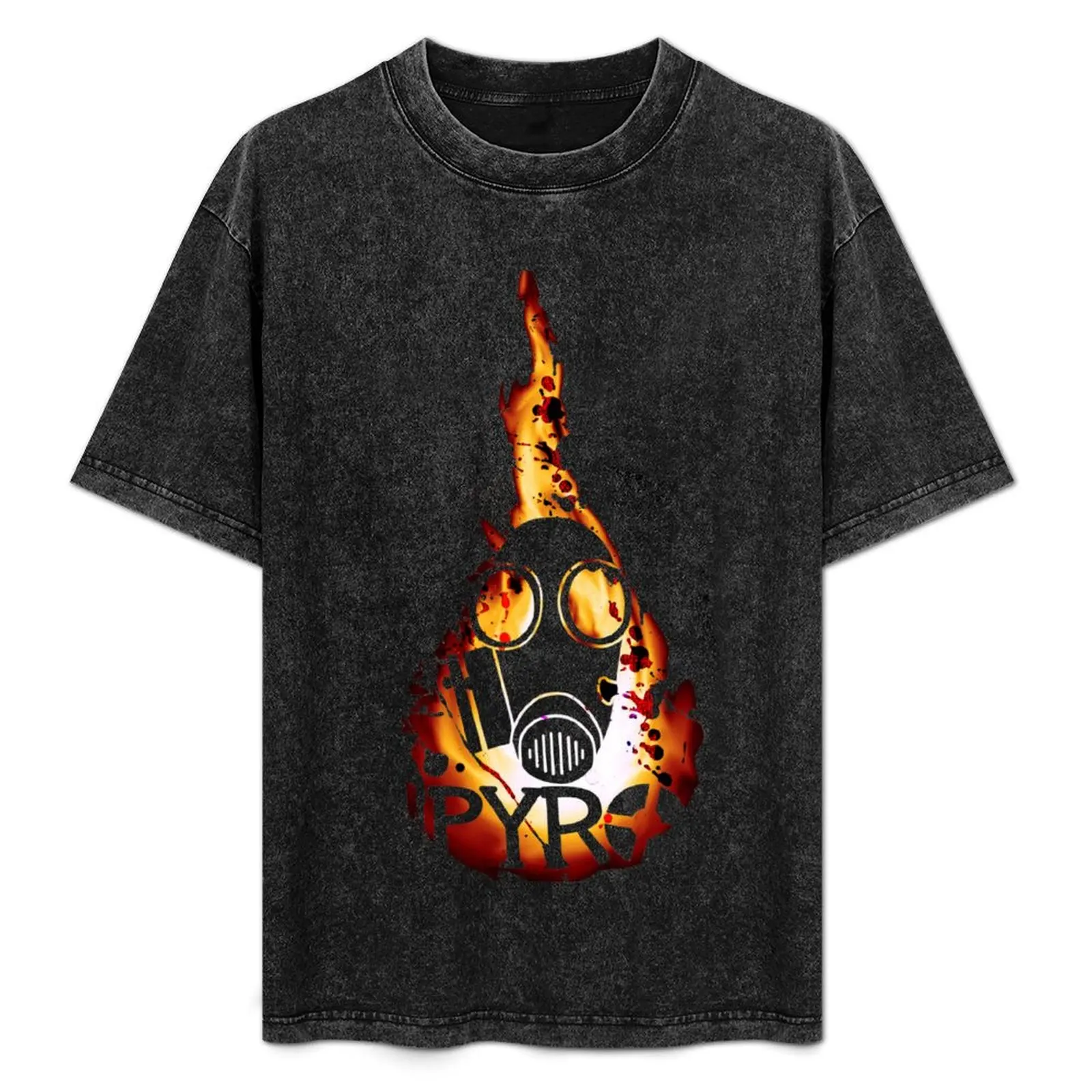 

Team Fortress 2 - Pyro T-Shirt Athletic Quick Dry T-Shirt for Men