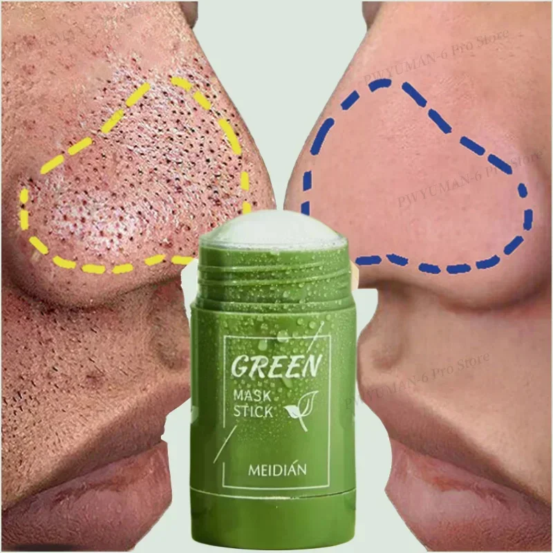 Masque anti-points noirs au thé vert, soins de la peau coréens, anciers de nettoyage du visage, imperfections d'acné, rétrécissement des pores, multi-paquets, 40ml