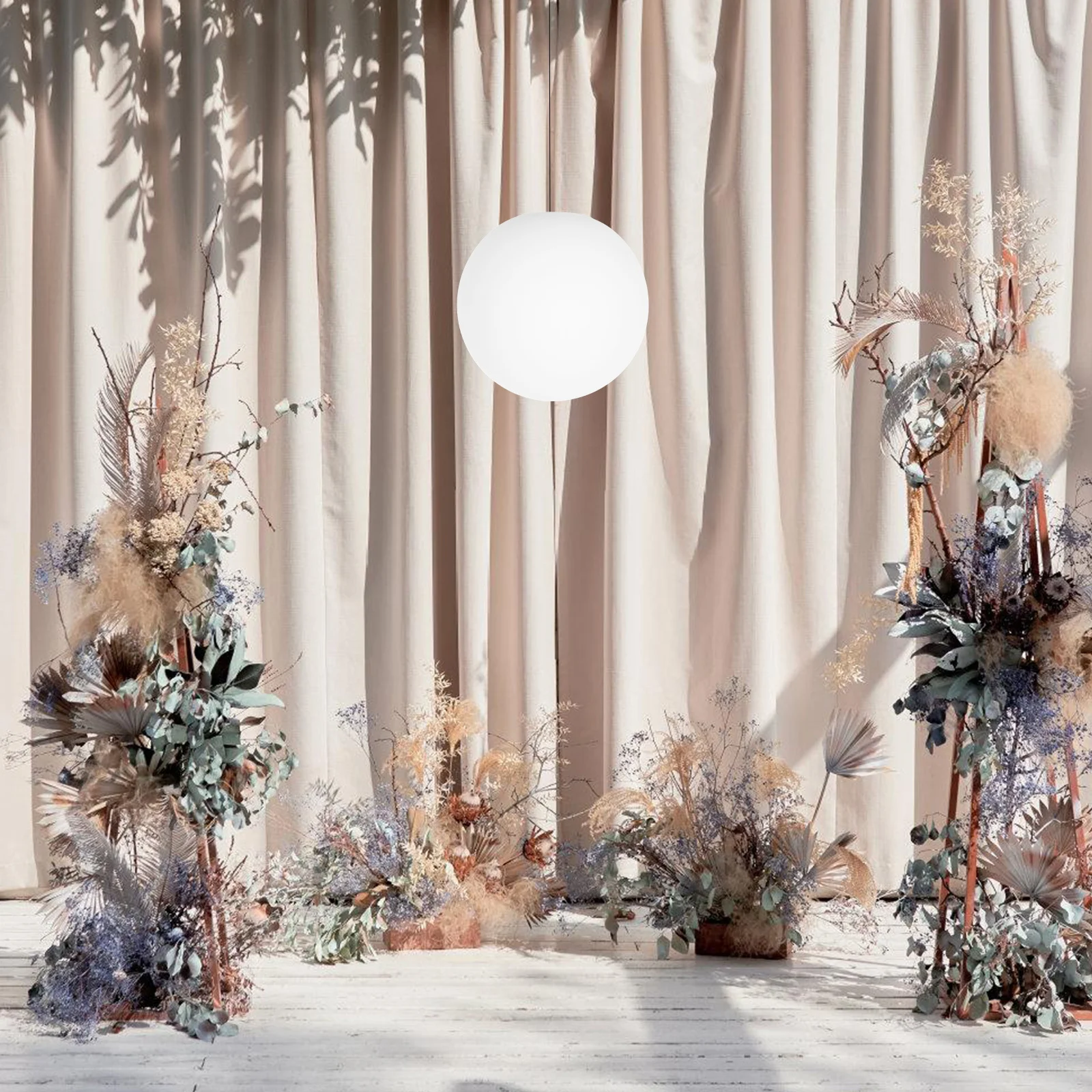 

Glass Lampshade Ball Shaped Warm Gentle Lights No Harm to Eyes Home Ceiling Light Shade Practical Accessory Lamp Cover