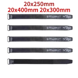 5pcs iFlight 20mm width 20x400mm 20x300mm 20x250mm Microfiber PU Leather Battery Straps/Non-slilp FPV Belt Iron buckle
