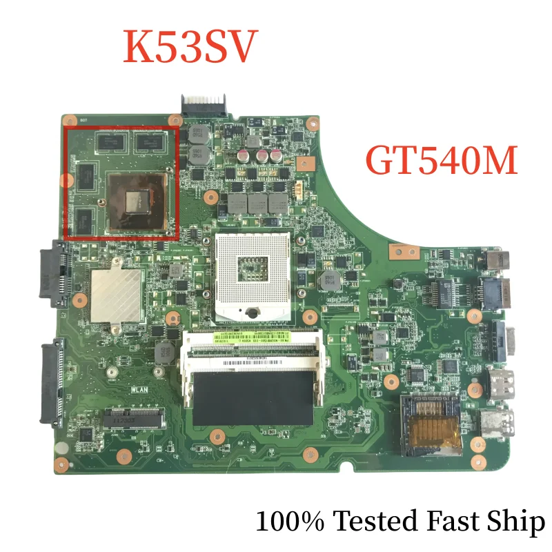 

For ASUS K53SV REV 3.0 Motherboard With GT540M DDR3 Mainboard 100% Tested Fast Ship