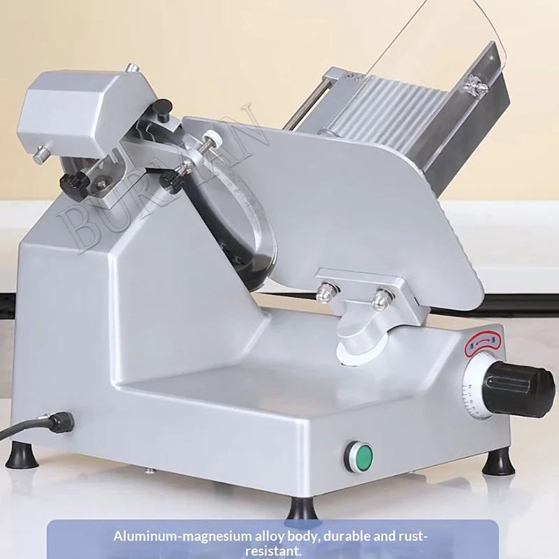 Commercial Semi Automatic Vegetable Cutting Adjustable Thickness Ham Mutton Meat Slicer Machine