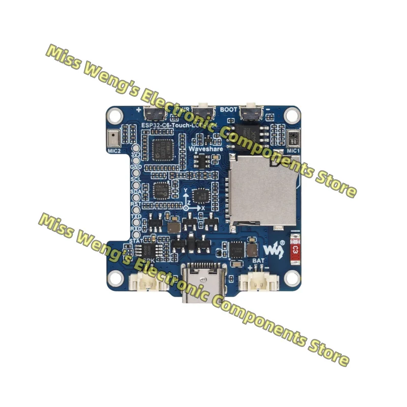 ESP32-C6-Touch-LCD-1.54-EN 1.54-inch LCD development board Xiaozhi AI Deepseek supports WiFi/Bluetooth