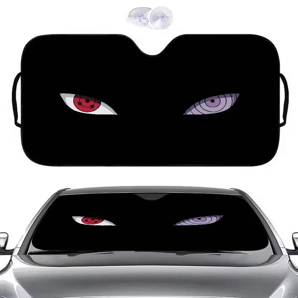 

Забавный крутой N-NarutoS-ES глаза аниме автомобильный солнцезащитный козырек зонтик лобовое стекло автомобиля солнцезащитный козырек защита от ультрафиолета