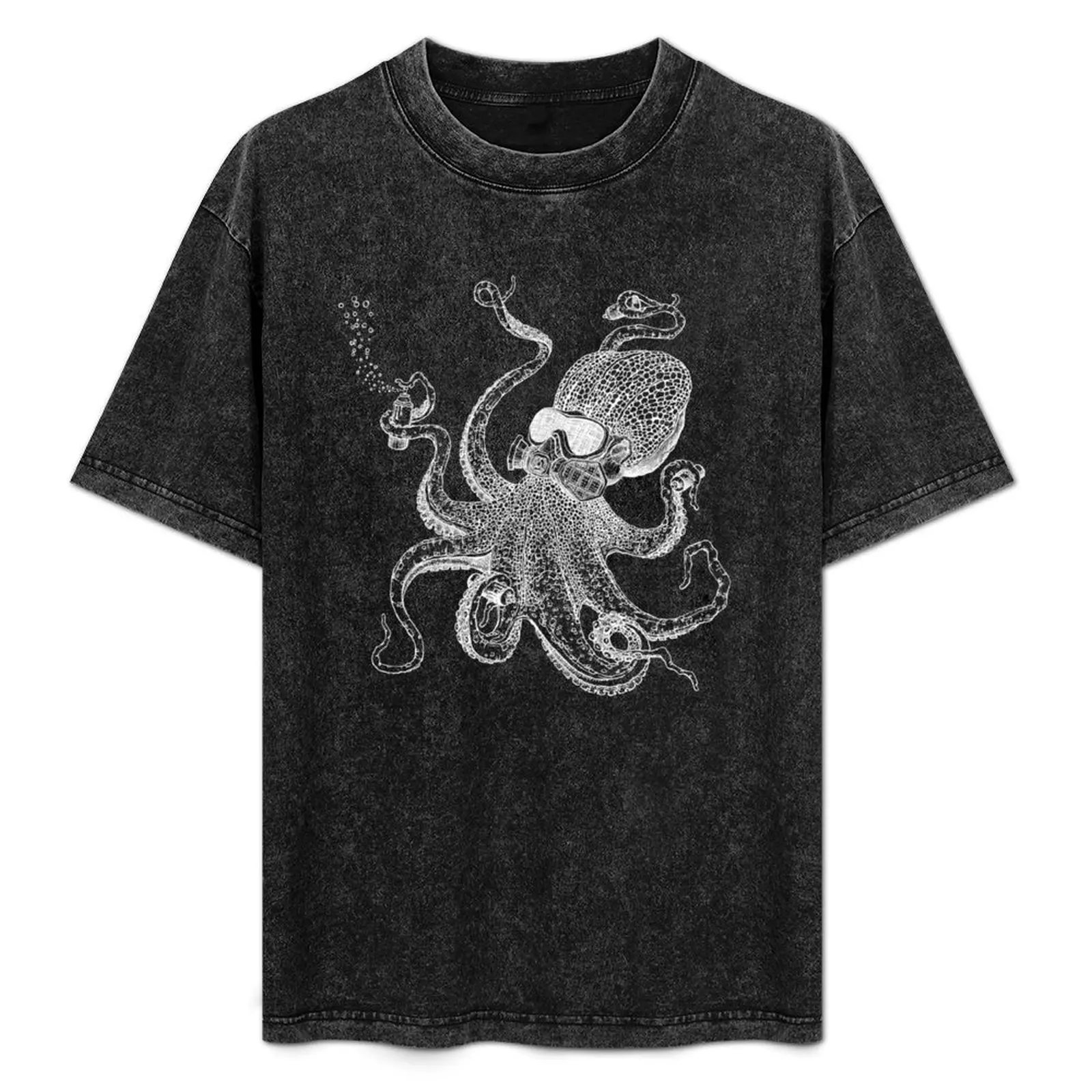 

Octavius X The Graffiti Artist Octopus T-Shirt Minimalist Graphic Tee Shirt