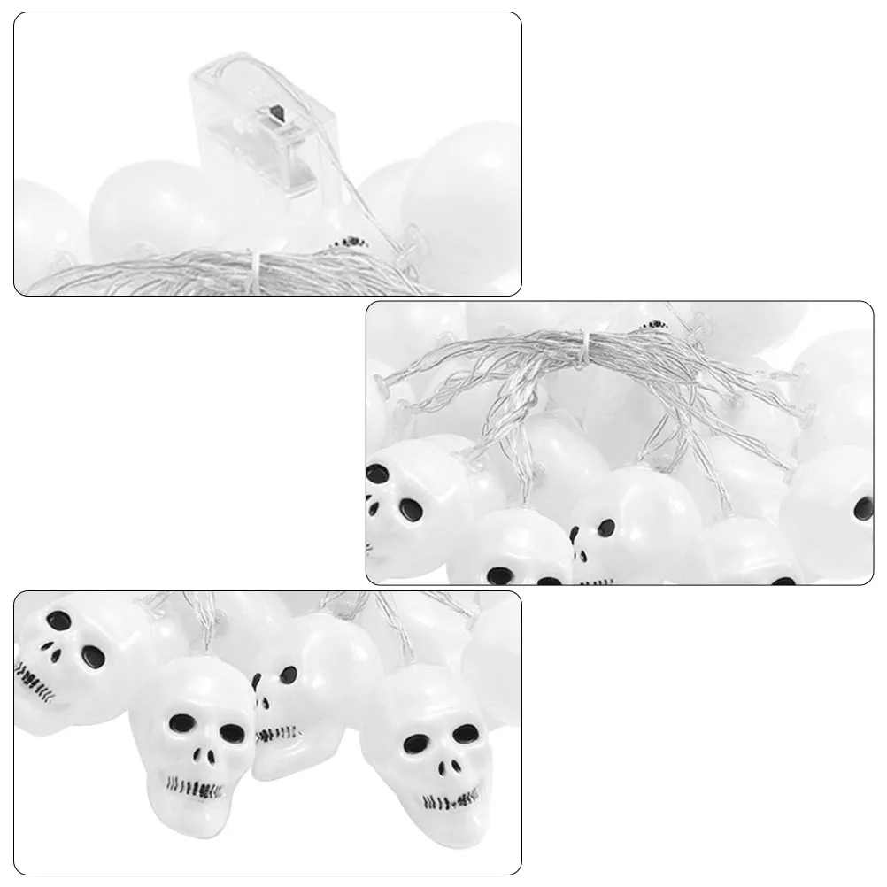 

Party Light String Halloween Lamp String Outdoor Light String Garden String Light Skull String Lamp
