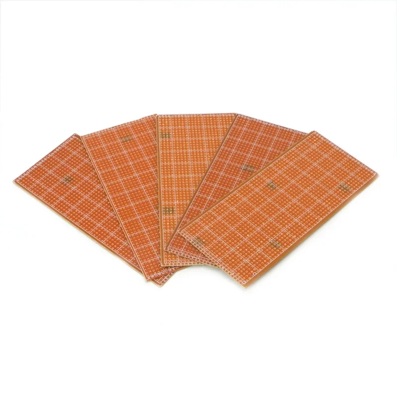 5 Pcs 6.5x14.5cm Stripboard PCB Platine Single Side Circuit Boar