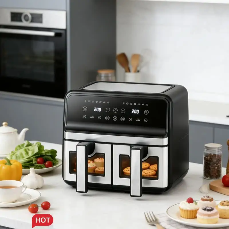Perfect for Family Meals Electric Smart Air Fryer Multifunctional Air Fryer Digital Touch Air Fryer Household Kitchen