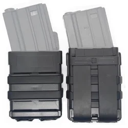 DIZETION Molle Mag Pouch 5.56 for M4 AR Pistol, Fast Magazine Pouch Holster Polymer Gun Holster