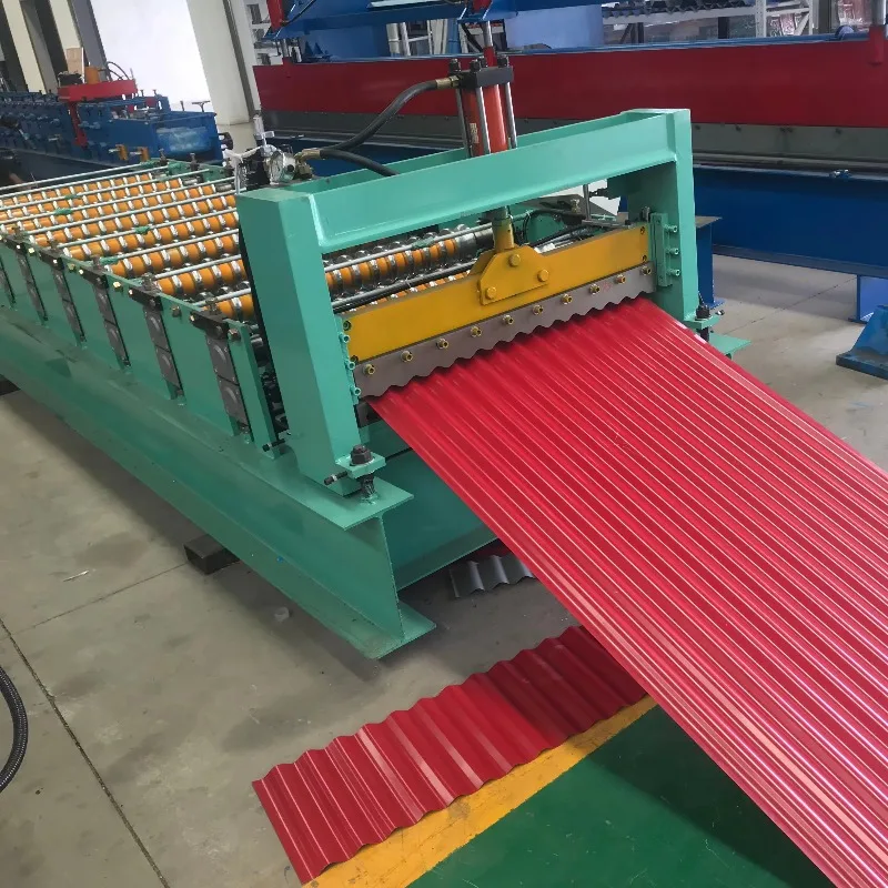 YG Customized Galvanized Coils Metal Double Deck Layer Two Profiles Ibr Trapezoidal Corrugated Iron Roof Sheets Roll Forming Ma