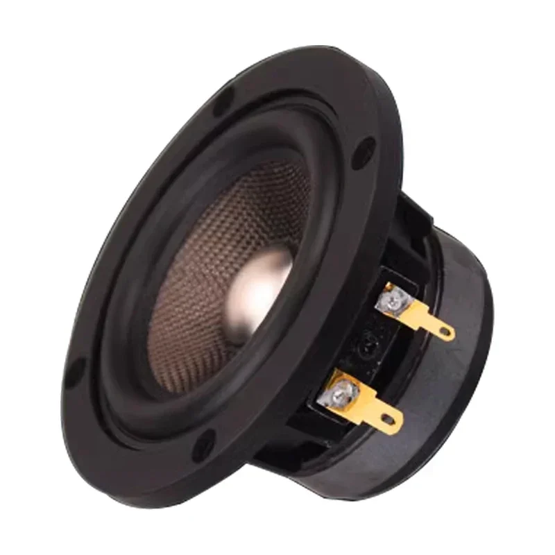 3 Inch 4 Inch Full Range Speaker 4 Ohm 30W Imported Titanium Film Carbon Fiber Basin Speakers HIFI Sound Loudspeaker
