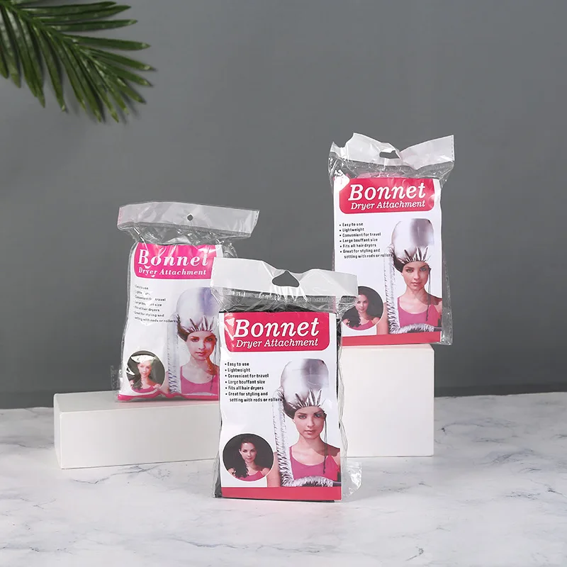 ออกแบบเครื่องเป่าผมนุ่ม Bonnet หมวกการประกันคุณภาพใหม่ในครัวเรือนโรงแรม Salon อุปกรณ์เสริมพลาสติกจัดแต่งทรงผมผมสีหมวก