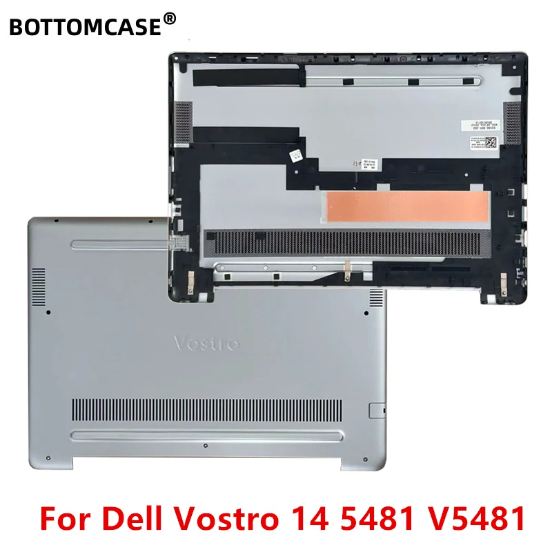 BOTTOMCASE New For DELL For Vostro 5481 V5481 Bottom Base Cover Lower Case 0J9MC3 J9MC3 silver