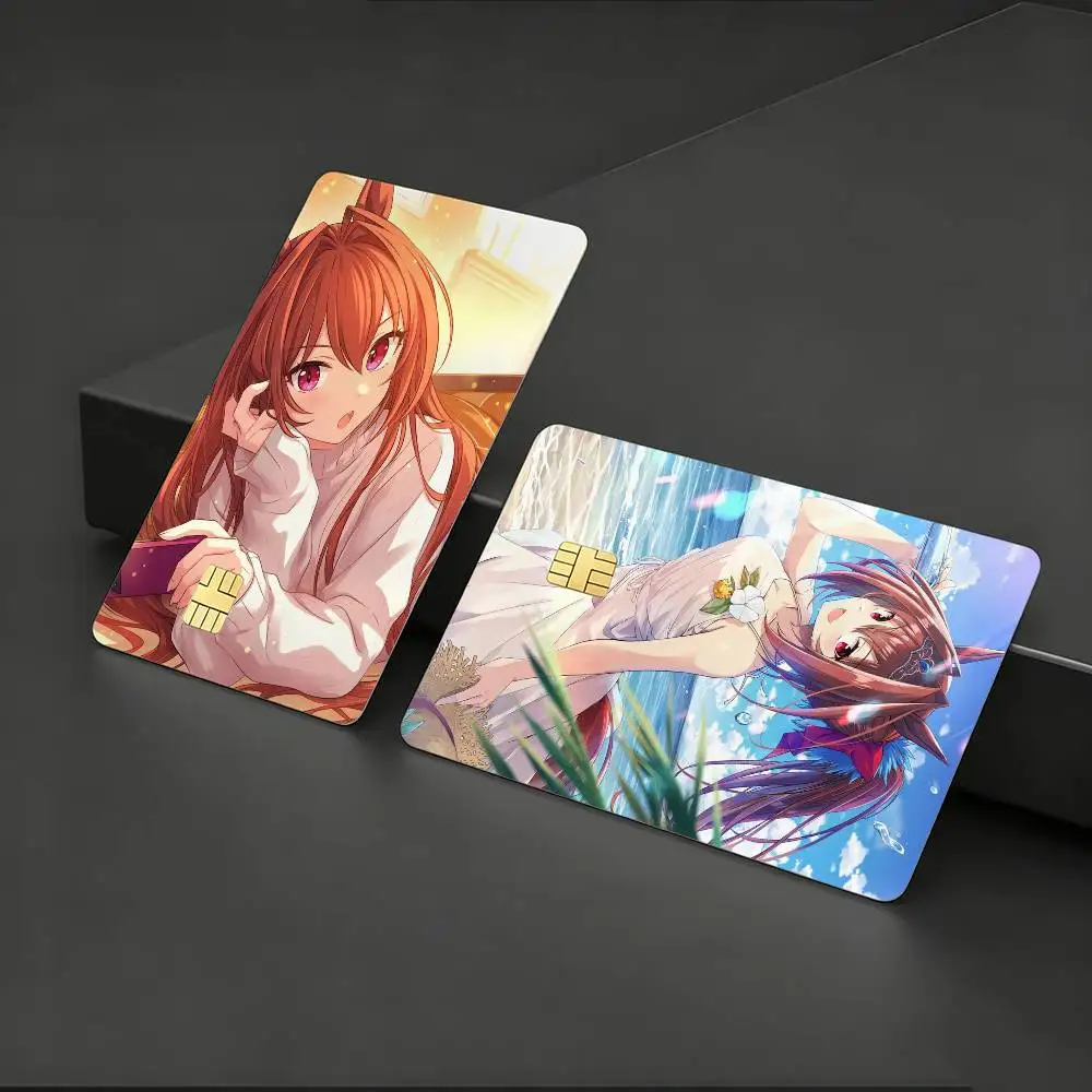 

Umamusume Daiwa Scarlet HD Waterproof Card Skins Protective Stickers for Credit Bank Game Cards