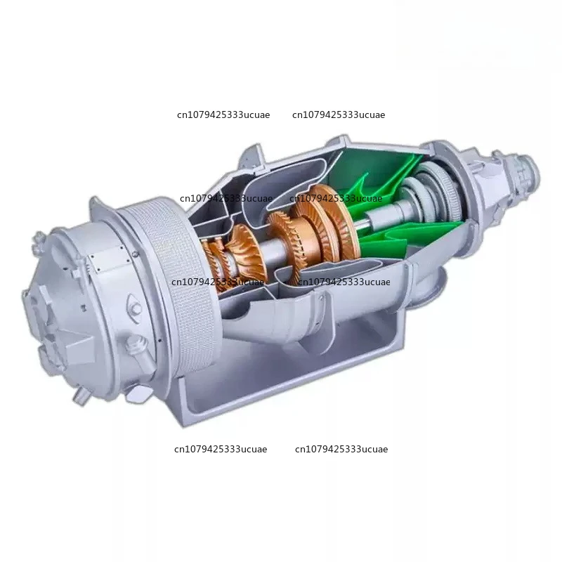 PT6A Turboprop Engine Model Helicopter Turbine Shaft Engine Assembly Model Kit Half perspective Design 3D Printed 99+ Parts