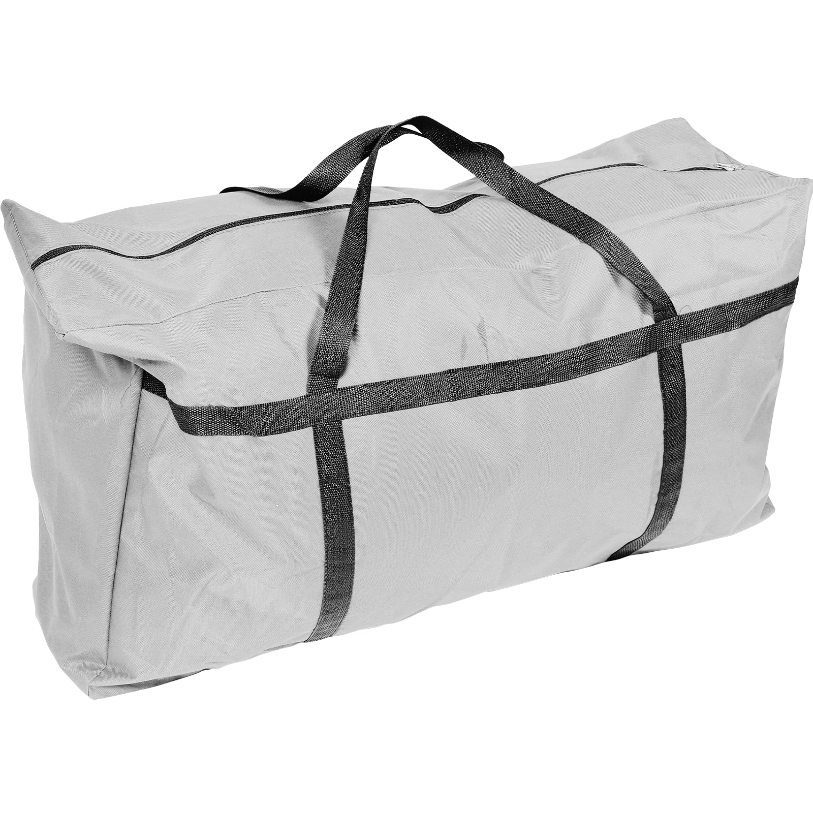 

Large Capacity Storage Bags Foldable Reusable Travel Tote Heavy Duty Grey Bedding Cloth Bag Luggage