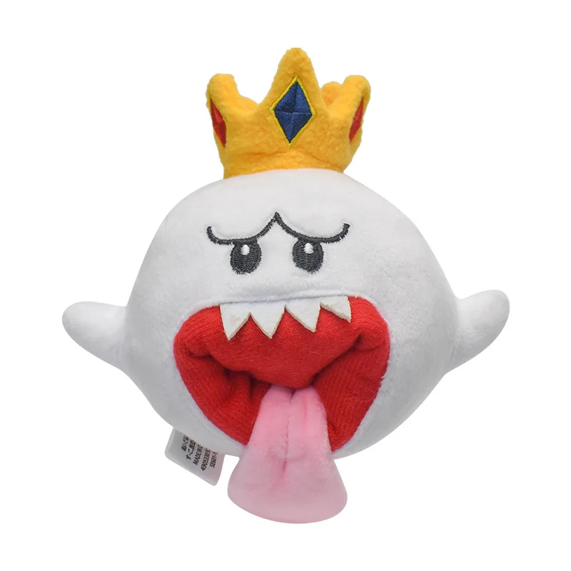 17cm Cartoon Anime Super Mario Cute Boo Ghost King Action Figure Kids Toys Soft Doll Ornament Gifts For Children Collection