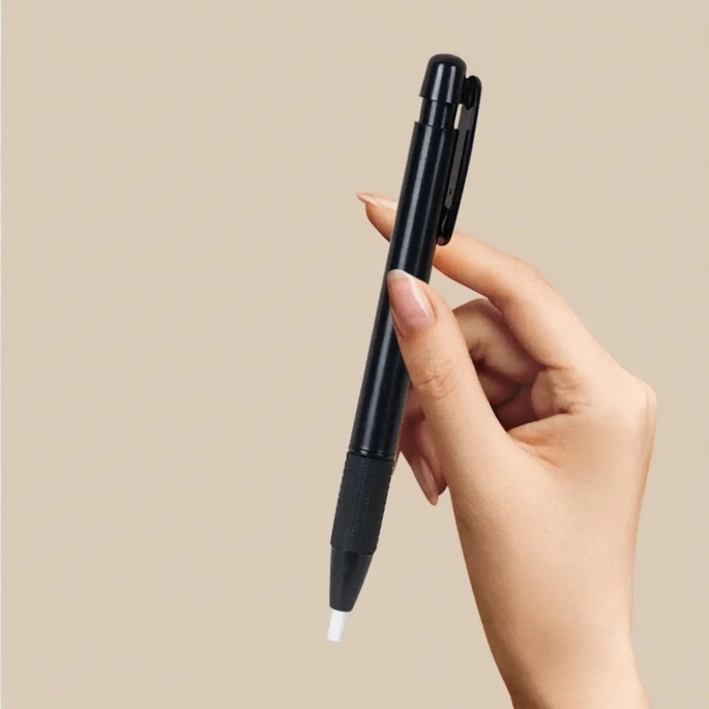 3.8mm Thin Tip Retractable Eraser Pen Press Retractable 5 Refills Eraser Stick High Precision Correction Tools
