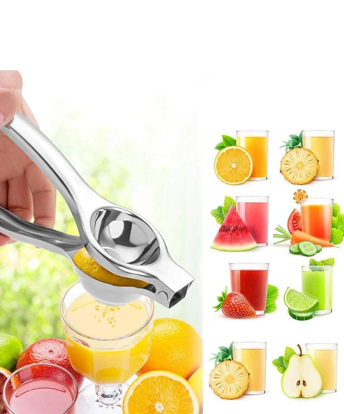 Lemon Squeezer Stainless Steel Manual Juicer Processor Kitchen Accessories Juice Fruit Pressing Citrus Orange Juicer Lemon Press