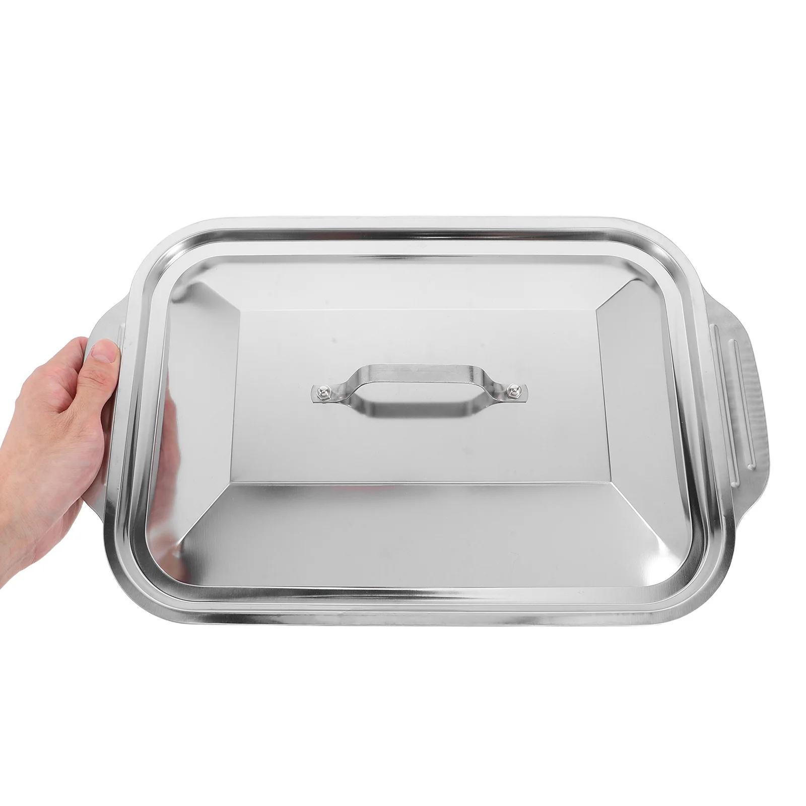 

1Set Stainless Steel Deep Roasting Tray Rectangle Baking Pan for Fish Roasting Grilling Oven Cooking Kitchen Utensil Set