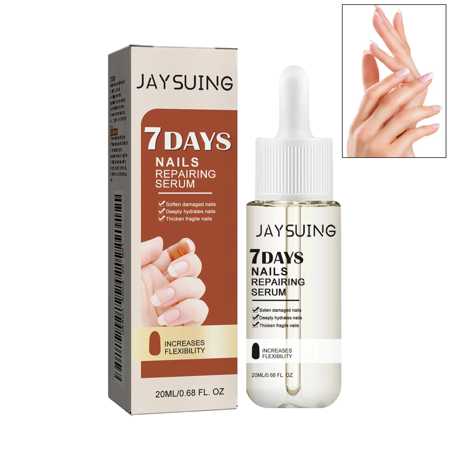 20ml Nail Repairing Serum 7 Days Nail Care Oil Repair Inlaid Armor Onychomycosis For Hands Feet