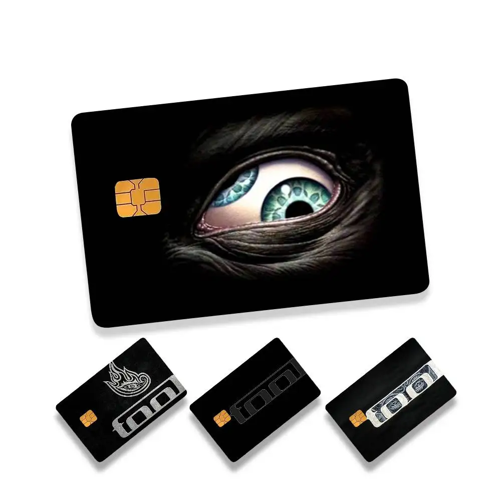 Band T-Tool Schism HD Waterproof Card Skins Protective Stickers for Credit Bank Game Cards