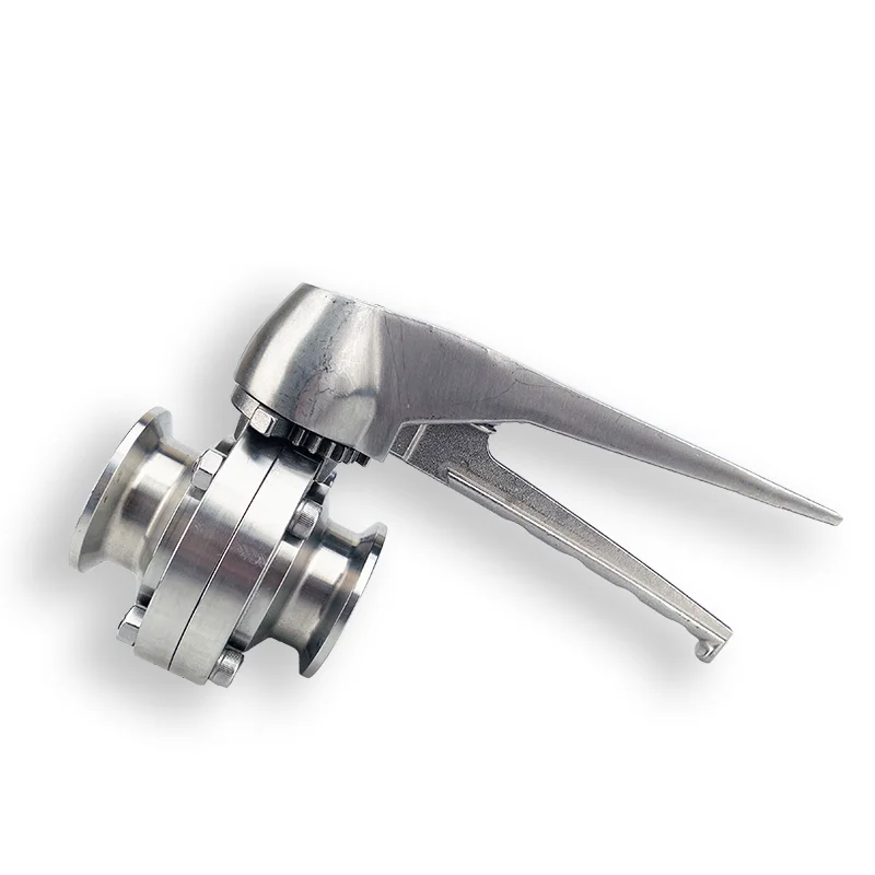 Sanitary 25mm Pneumatic Triclamped Butterfly Valve