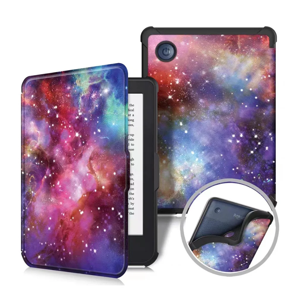 Cover for Kobo Clara 2E 2022 (Model: N506), Flip Folio Slim Durable Anti-drop Portable Protective Sleeve with Soft TPU Shell